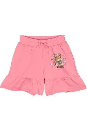 Moschino Flæsede shorts med bamsetryk