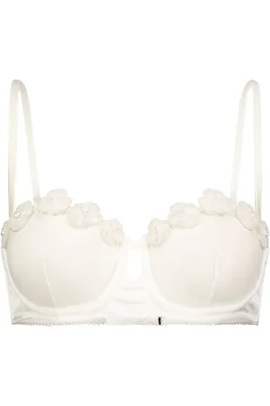 Kiki de Montparnasse Chouchou balconette-bh med blomstret applikation