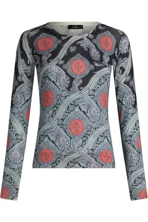 Etro Sweater med paisley-tryk