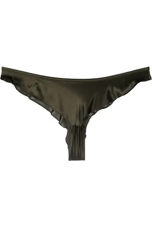 MAISON CLOSE Trusser i satin-finish med svaj