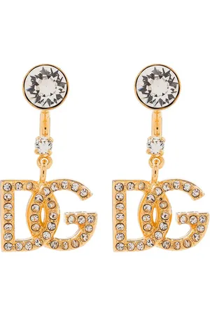 Dolce & Gabbana D&G øreringe med rhinstenudsmykning