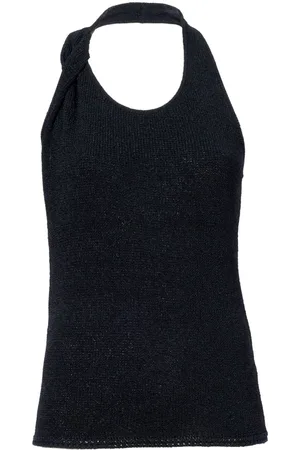 Proenza Schouler Strikket top med halterneck