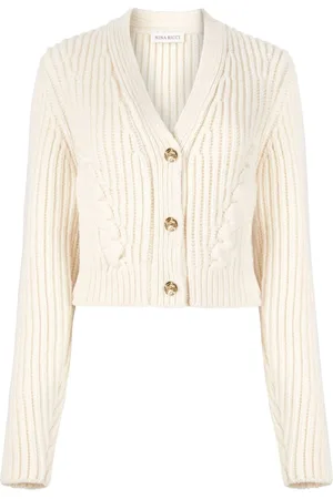 Nina Ricci Strikket cardigan med V-hals