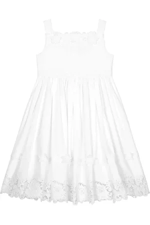 Dolce & Gabbana Kjole i macramé med blonder
