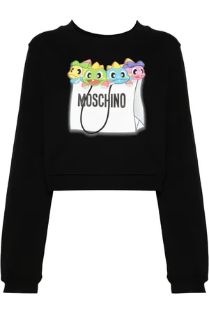 Moschino Sweatshirt med drage taske-tryk