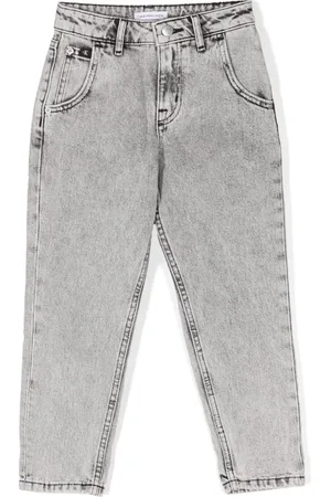 Calvin Klein Jeans med mellemhøj talje og præget logo