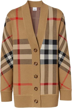 Burberry Vintage-ternet cardigan med V-hals