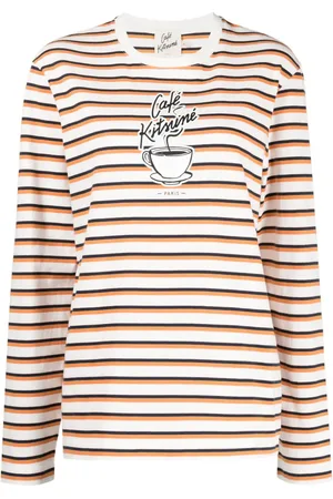 Café Kitsuné T-shirt med kaffekoptryk
