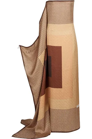 Balmain Kort kjole med monogram-tryk