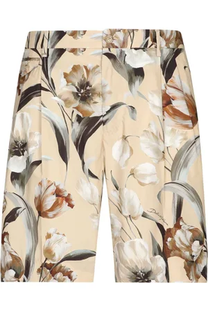 Dolce & Gabbana Blomstrede Bermuda-shorts