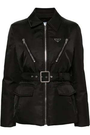 Prada Dunjakke med trekantet logo