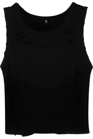 R13 Ribbet cropped top