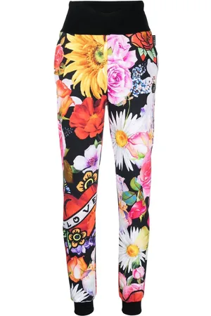 Philipp Plein Joggingbukser med blomstertryk