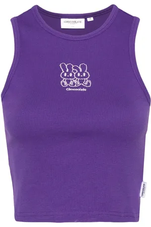 Chocoolate Ribbet tanktop med grafisk tryk