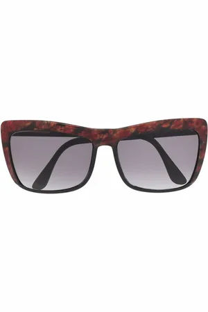 Linda Farrow Cat-eye-solbriller med skildpaddeeffekt