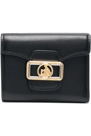 Lanvin Lille håndtaske i læder med logoplade