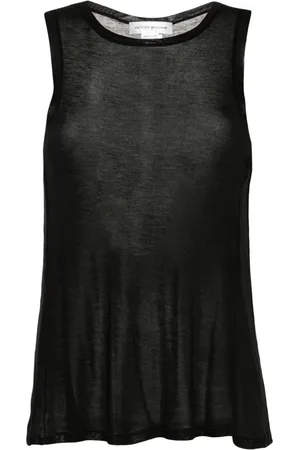 Victoria Beckham Mélange tanktop i lyocell