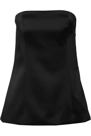 Carolina Herrera Stropløs top i satin