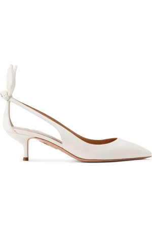 Aquazzura 50 mm pumps i læder med butterfly