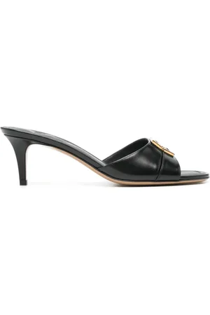 Fendi Ffold 55mm mules i læder