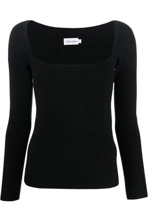 Calvin Klein Strikket langærmet top