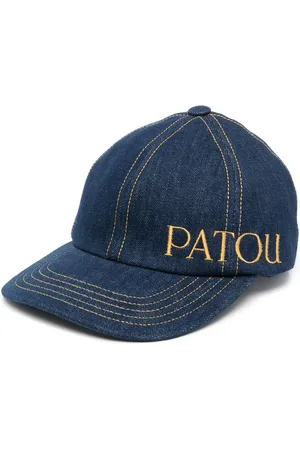 Patou Logobroderet kasket i denim