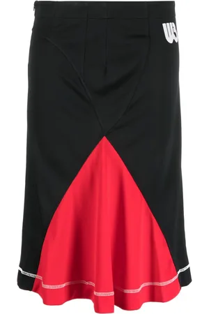 WALES BONNER Mellemlang nederdel med colourblocking