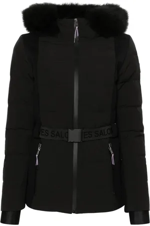 YVES SALOMON Dynejakke med colourblocking