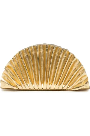Cult Gaia Nala clutch mini shell-detalje