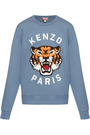 Kenzo Sweatshirt med broderet Lucky Tiger