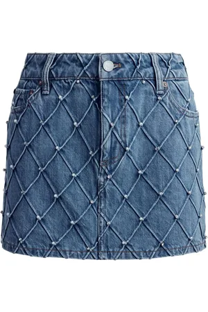 ALICE+OLIVIA Kort quiltet Joss nederdel