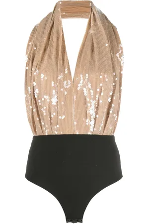 16Arlington Gennemsigtigt Vesper bodysuit med pailletter