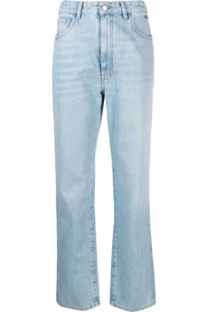 GCDS Chocker jeans med lige ben og rhinstenudsmykning