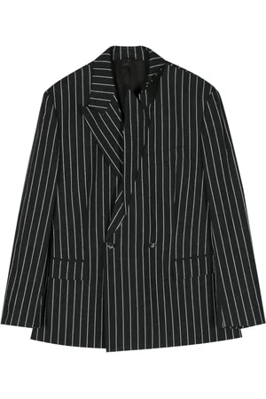 Marina Yee Dobbeltradet blazer med striber