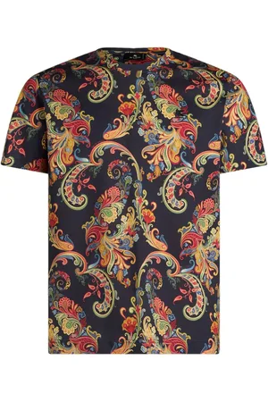 Etro T-shirt med paisleytryk