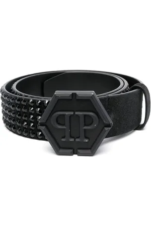 Philipp Plein Bælte med præget logo