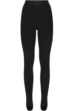 Dolce & Gabbana Technical-leggings i jersey med elastisk mærke