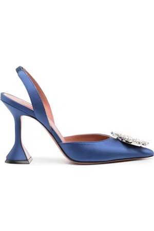 Amina Muaddi Begum 95mm pumps i satin