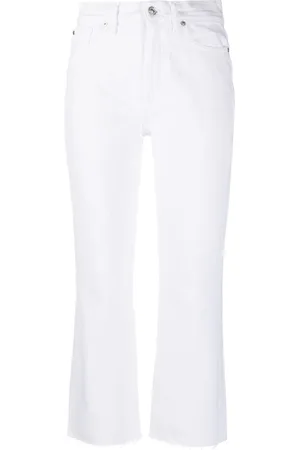 7 for all Mankind Cropped bukser med mellemhøj talje
