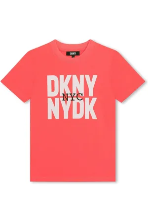 DKNY T-shirt med omvendt logotryk
