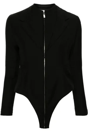 NOIR KEI NINOMIYA Skræddersyet bodysuit med pintuck-detalje