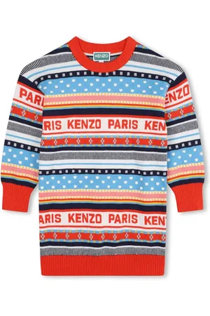Kenzo Stribet striktrøje i jacquard