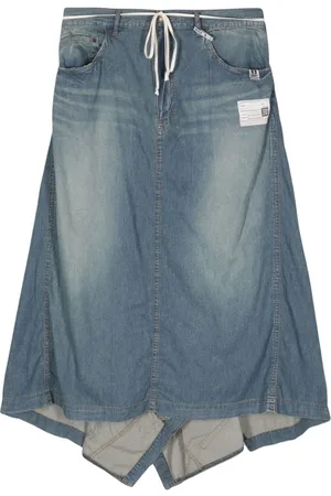 Maison Mihara Yasuhiro Draperet denimnederdel
