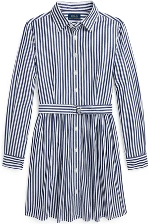 Ralph Lauren Stribet skjortekjole