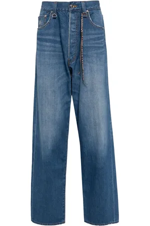 MASTERMIND JAPAN Jeans med lige ben og dødningehoved