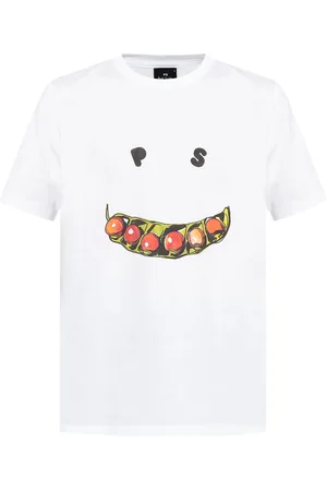 Paul Smith Smiley T-shirt med grafisk tryk