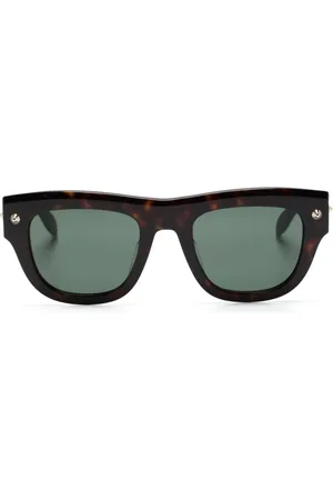Alexander McQueen Tonede solbriller med nitter