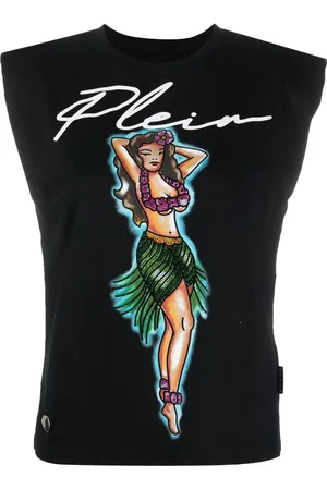 Philipp Plein Aloha tanktop med logotryk