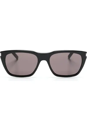 Saint Laurent Cat eye-solbriller med indgraveret logo