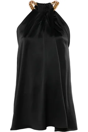 Stella McCartney Bluse med halterneck og kædelink